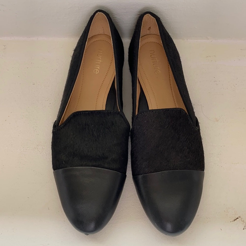 Black loafers